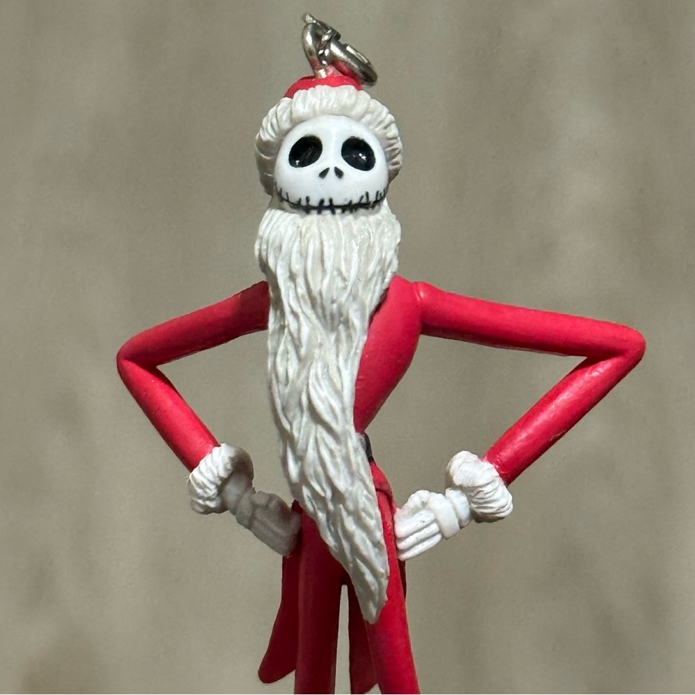 Jack Skellington Santa Tim Burtons The Nightmare Before Christmas Figurine Charm